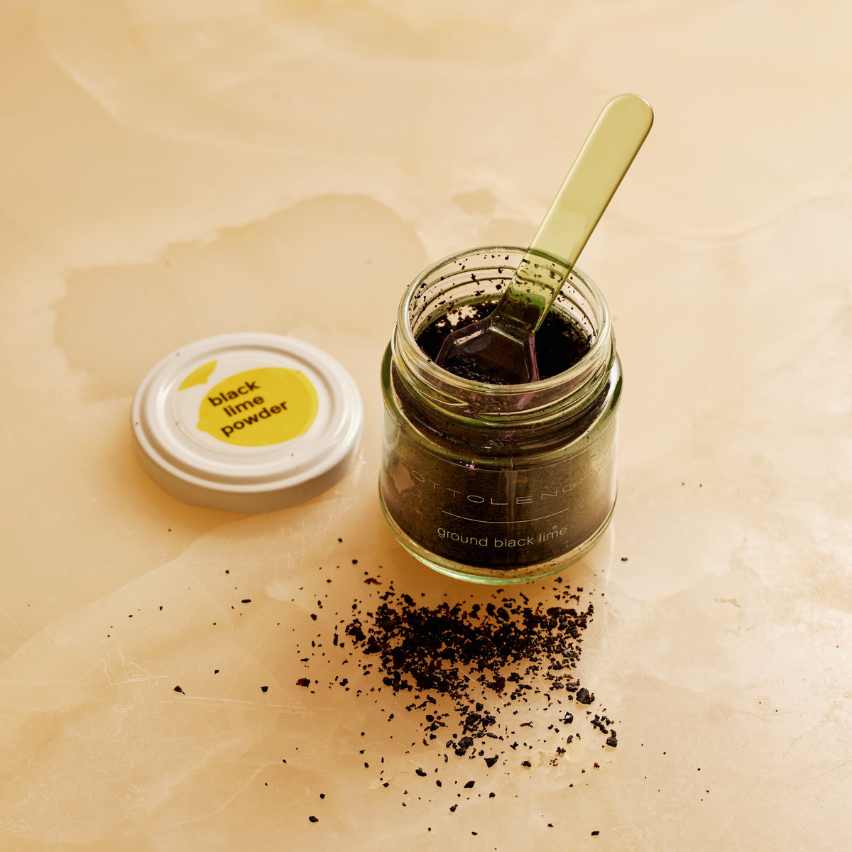 Black lime powder