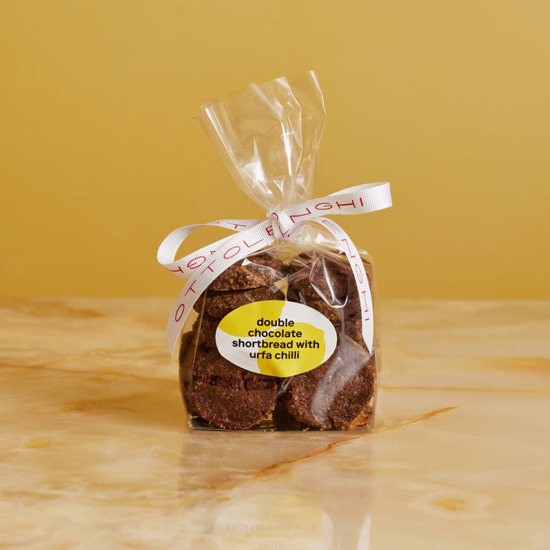 double chocolate shortbread with urfa chilli