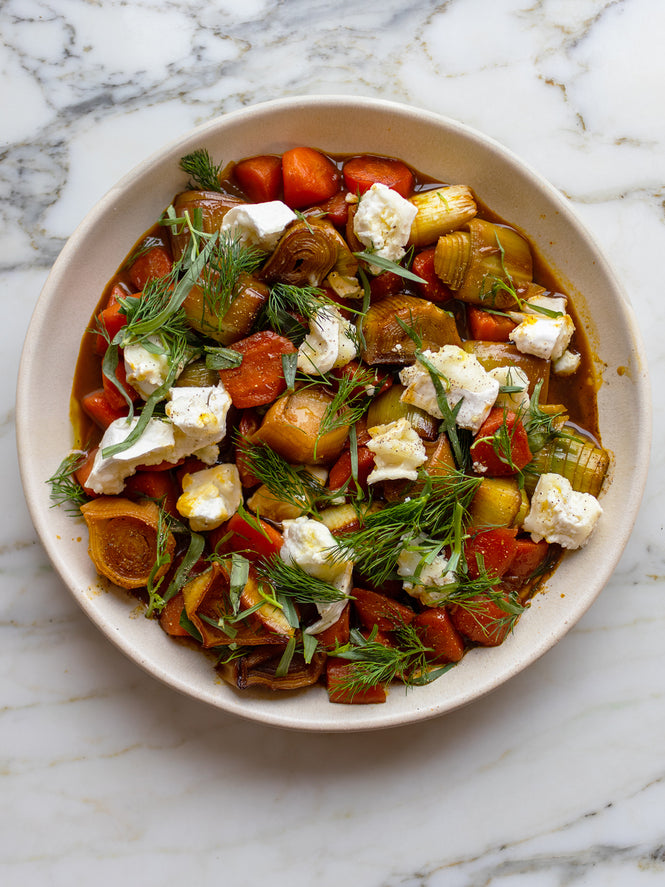Carrots and leeks, Turkish style