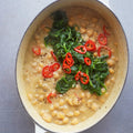 Chickpeas cacio e pepe