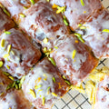 Chocolate, orange and pistachio buns