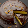 Clementine almond syrup cake