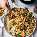 Gigli with chickpeas and za'atar