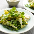 Globe artichoke salad with preserved lemon mayonnaise