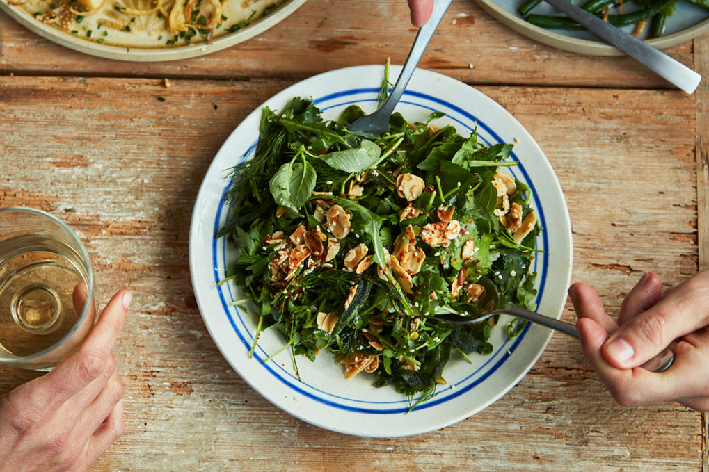 Green herb salad