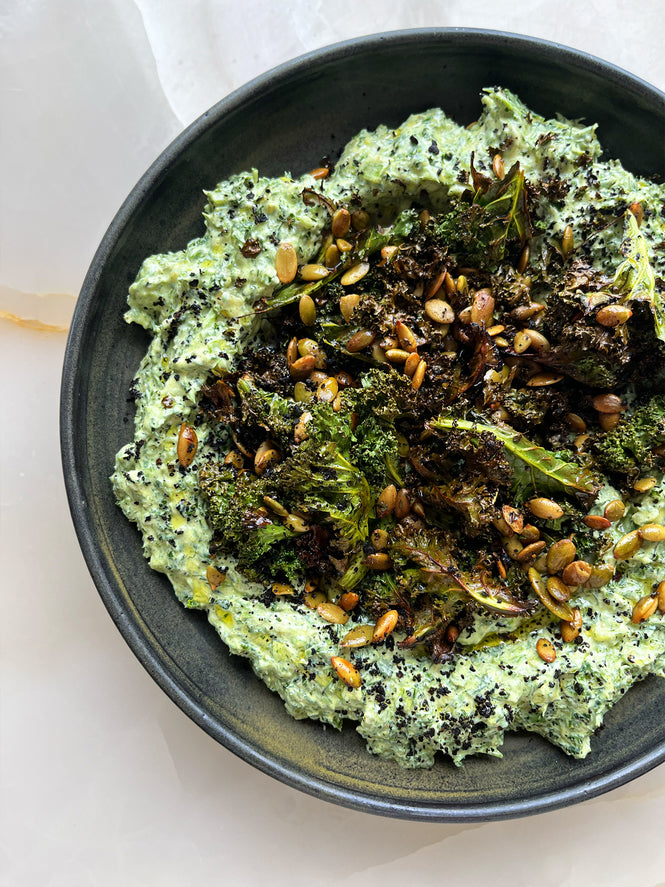 Kale and mixed peel dip