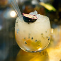 Kumquat and passion fruit cocktail