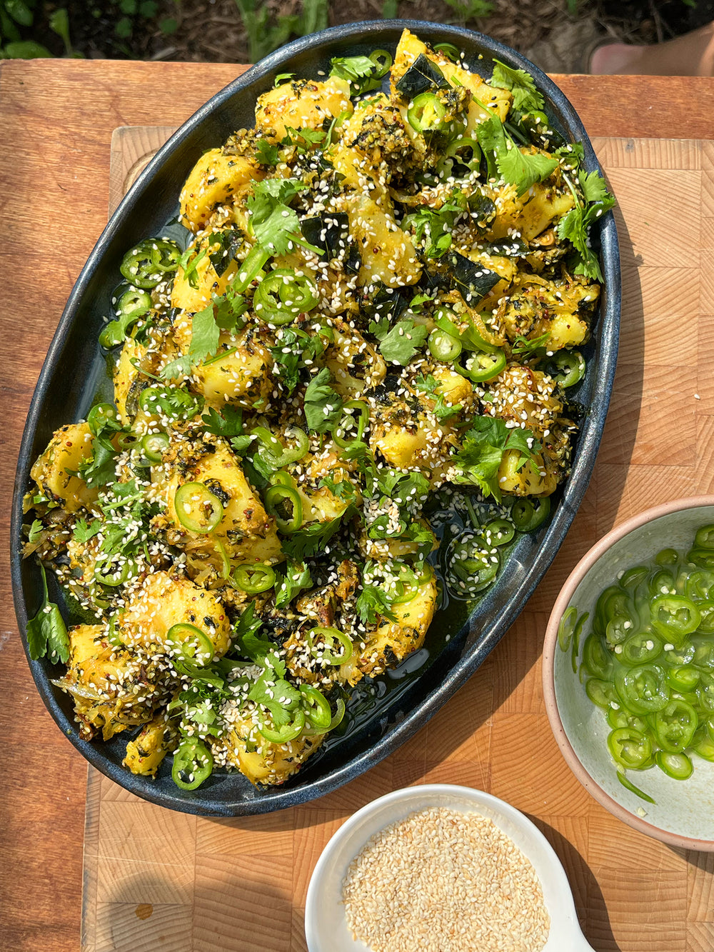 Nepalese potato salad