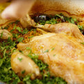 One-pot chicken with orzo, porcini and cinnamon