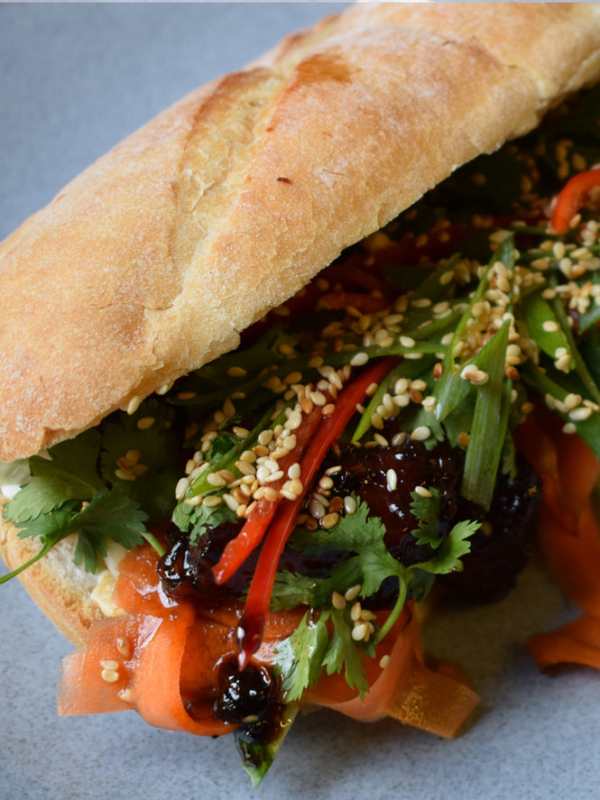 Pork belly Bánh mì
