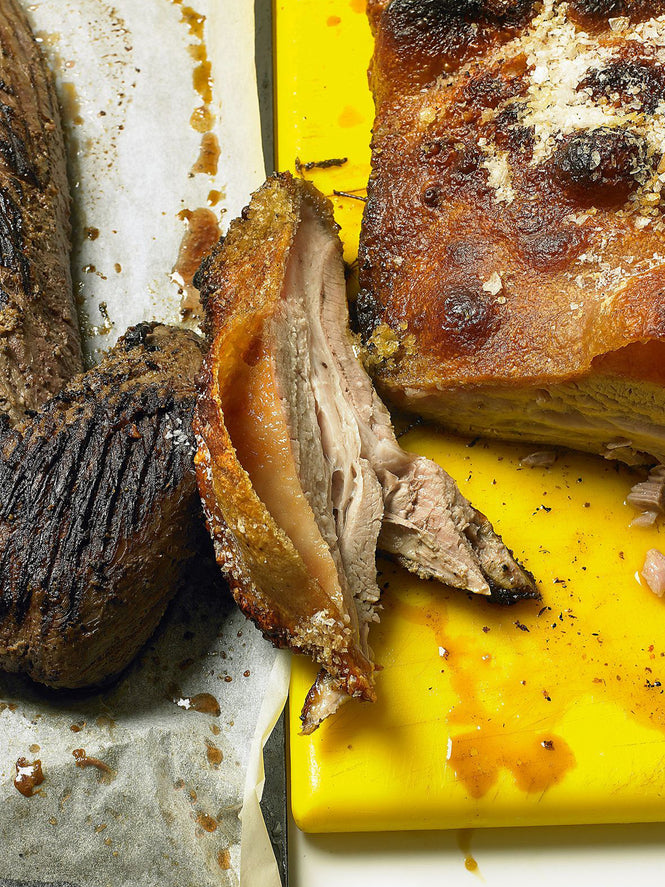 Roasted pork belly