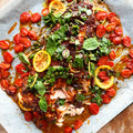 Salmon puttanesca