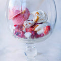 Strawberry and rose mess