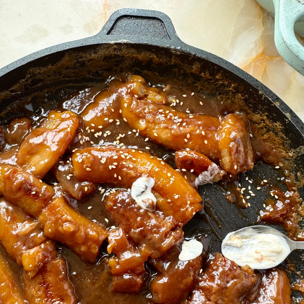 Chocolate Dutch Baby with caramelised bananas (3)