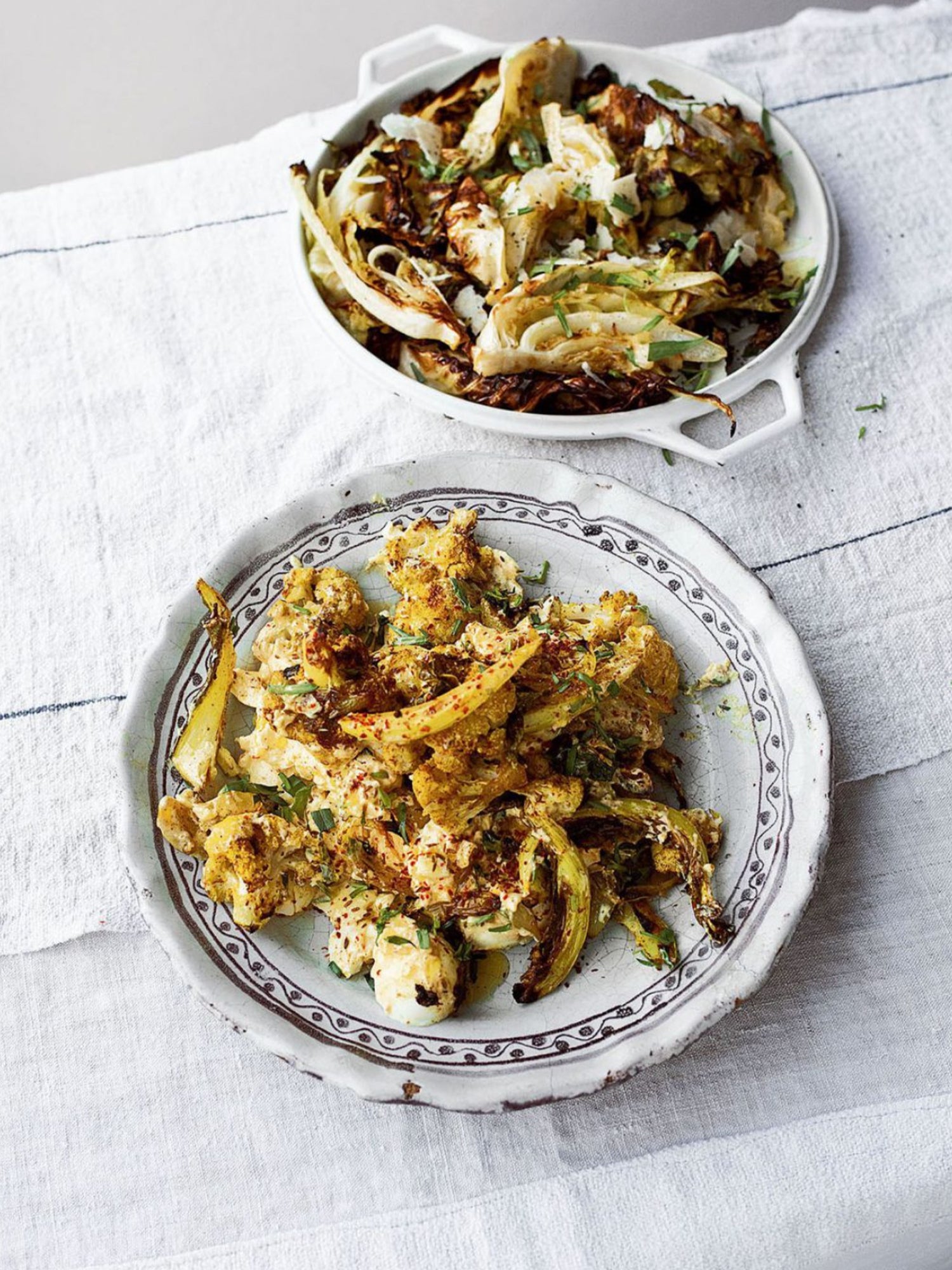 Coronation Cauliflower (curried egg and cauliflower salad)