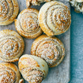 Sweet tahini rolls